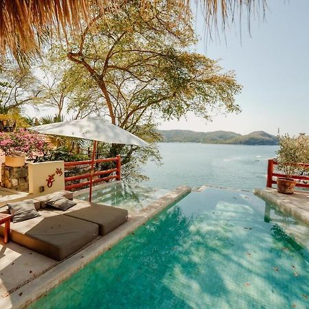 Dream Villa With Private Beach And Catering Сиуатанехо Экстерьер фото